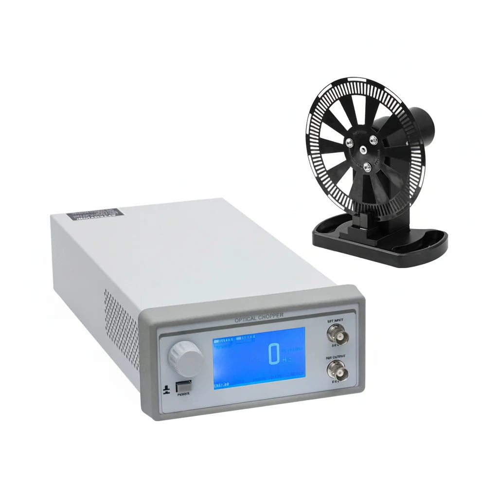 Optical Chopper System with MC1F10HP 10/100 Slot (36°) Chopper Blade, 230 VAC Power Cord