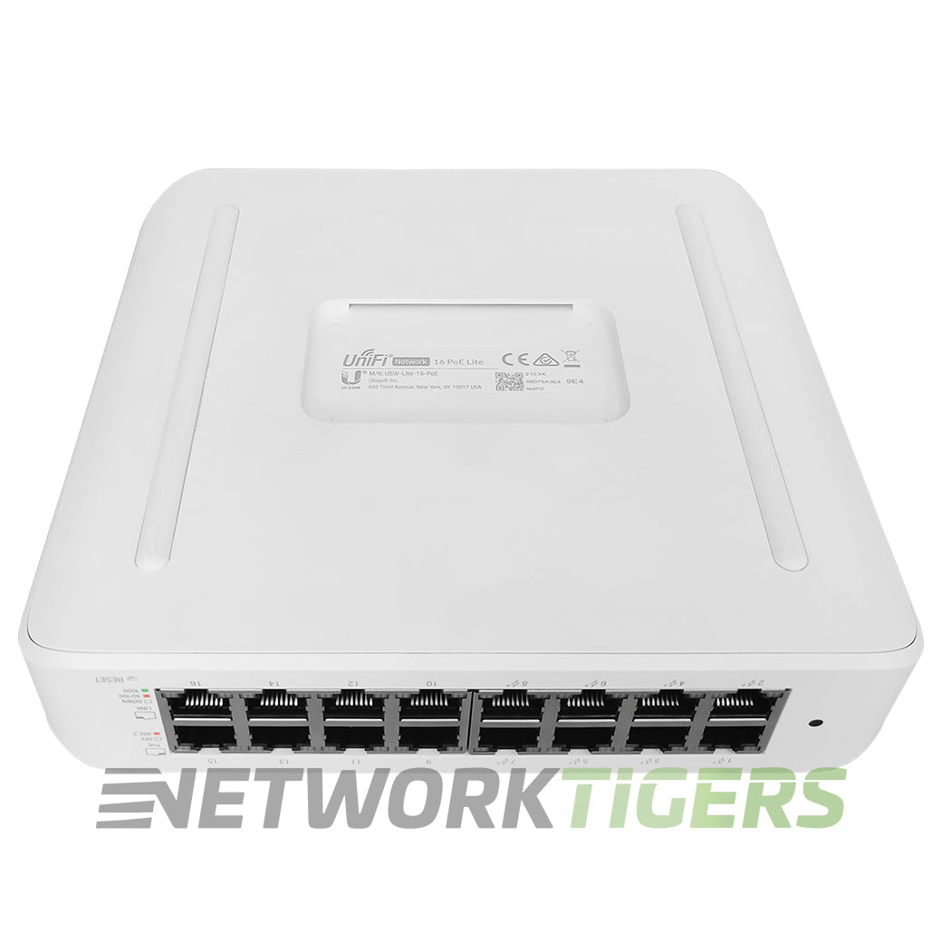 NEW Ubiquiti USW-Lite-16-POE UniFi 16x 1GB RJ45 (8x PoE+) Switch