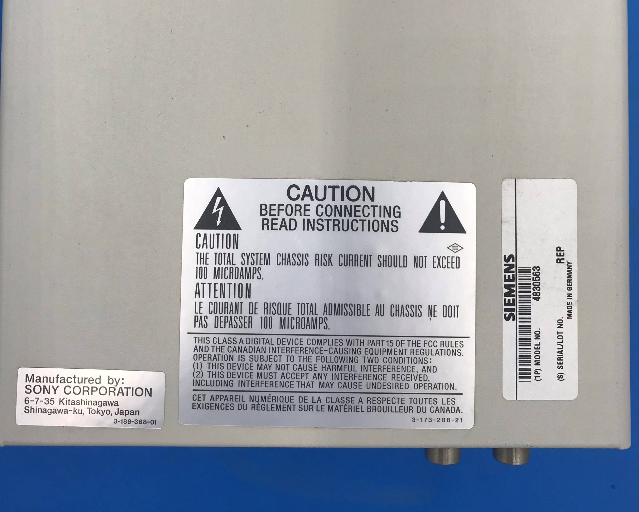 Video Graphic Printer (4830563/UP-890MD) Siemens/Sony