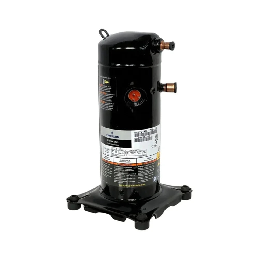 ZP24K6E-PFV-130 | Copeland 24,000 BTU Scroll Compressor R-410A 208–230V Single-Phase
