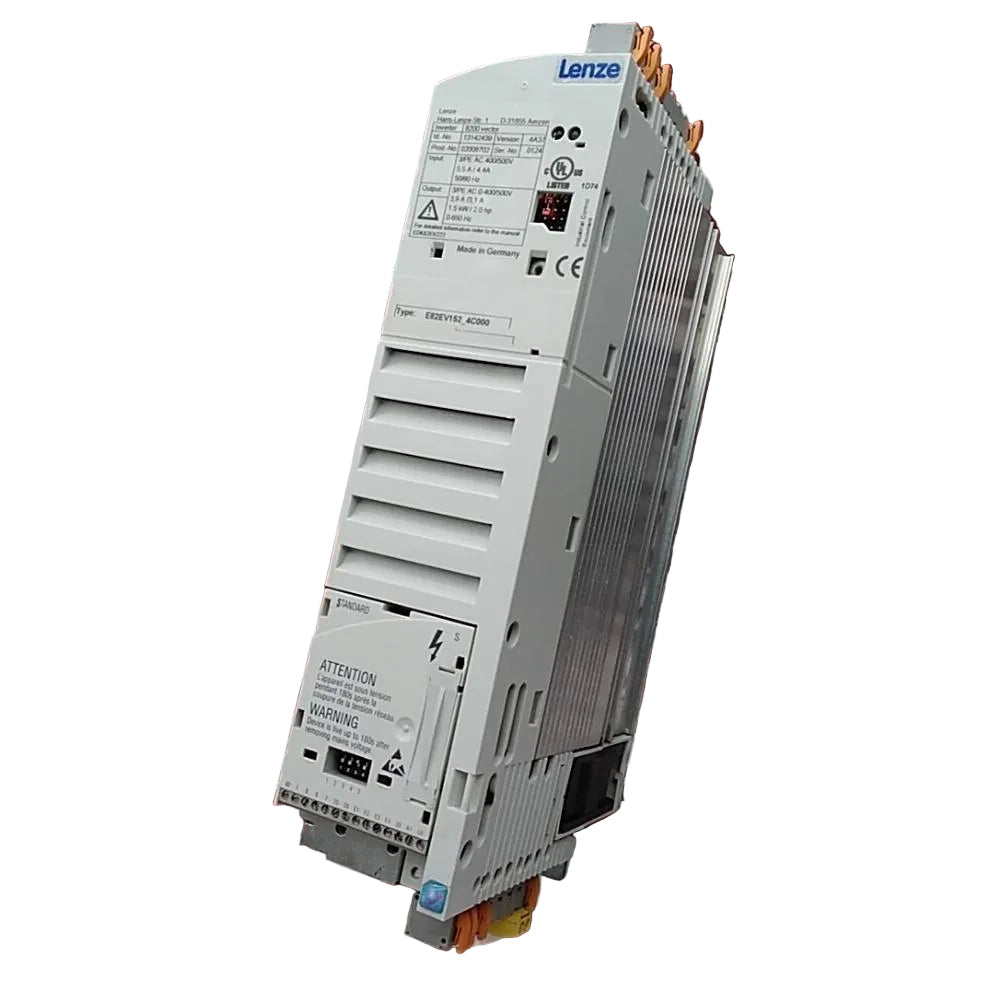 E82EV152-4C000 | Lenze 8200 Series Frequency Inverter 1.5 kW 400–500 VAC