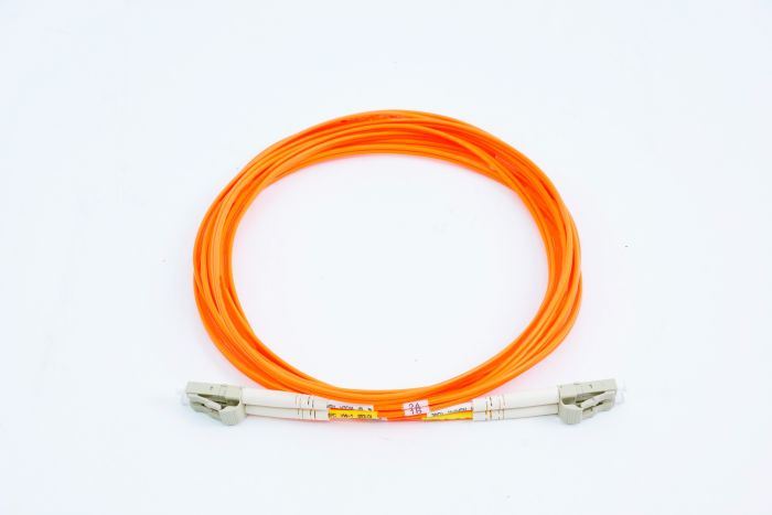 Fiber Optic Patch Cable, LC PC to LC PC, 1.6mm Duplex, Multimode | Plus Corning® InfiniCor®300 Fiber