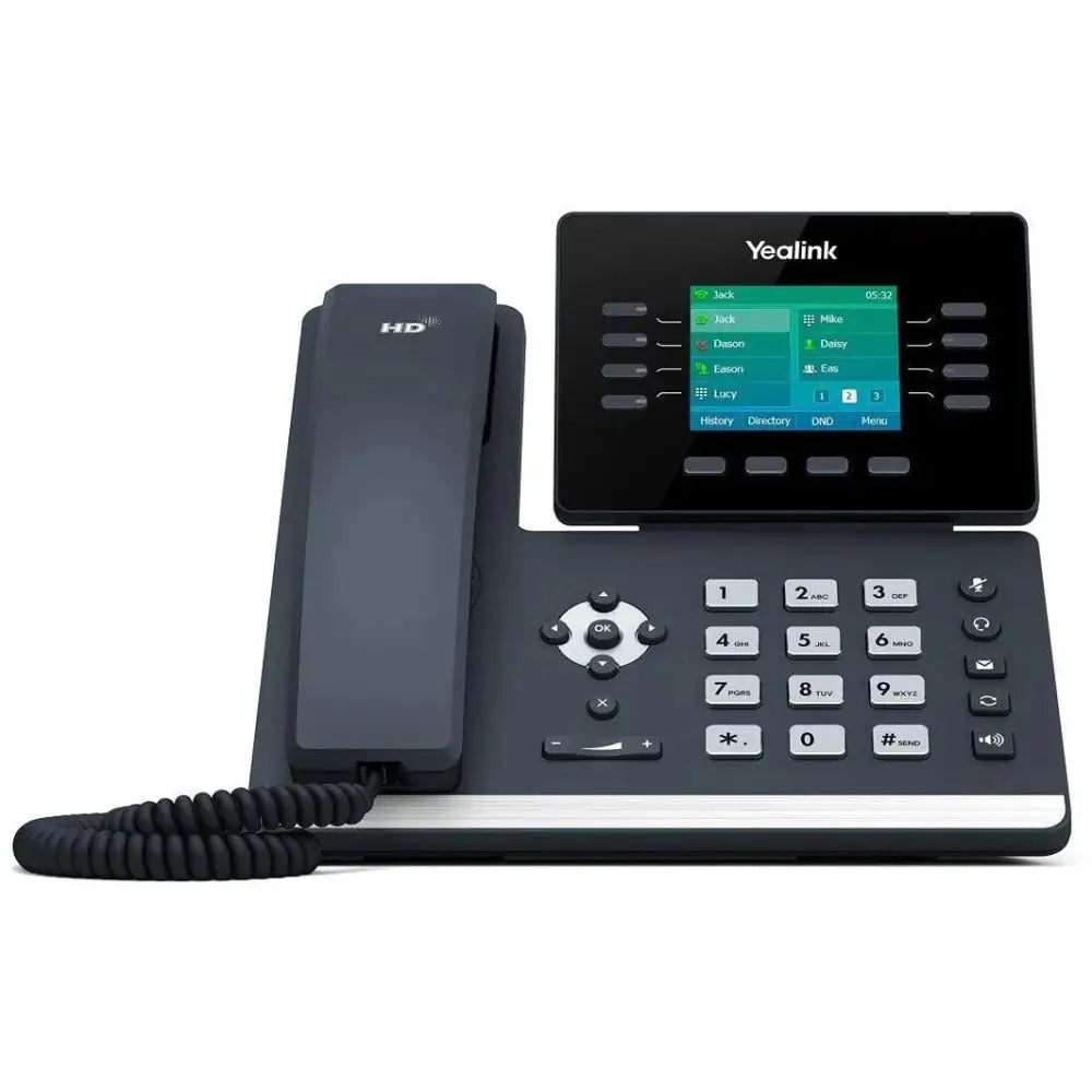 Yealink SIP-T52S 12-Line Gigabit IP Phone with Bluetooth & Color Display (SIP-T52S) - New