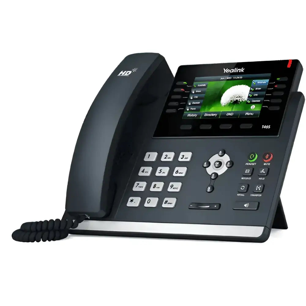 Yealink SIP-T46S 16-Line Gigabit IP Phone 4.3" Color Display PoE (SIP-T46S) - New