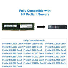 Carregar imagem no visualizador da galeria, 16GB (1x16GB) Server Memory Upgrade Compatible for Dell Poweredge, Dell Precision &amp; HP Proliant Servers DDR4 2133MHz PC4-17000 ECC Registered Chip 2Rx4 CL15 1.2V DRAM RAM-FoxTI
