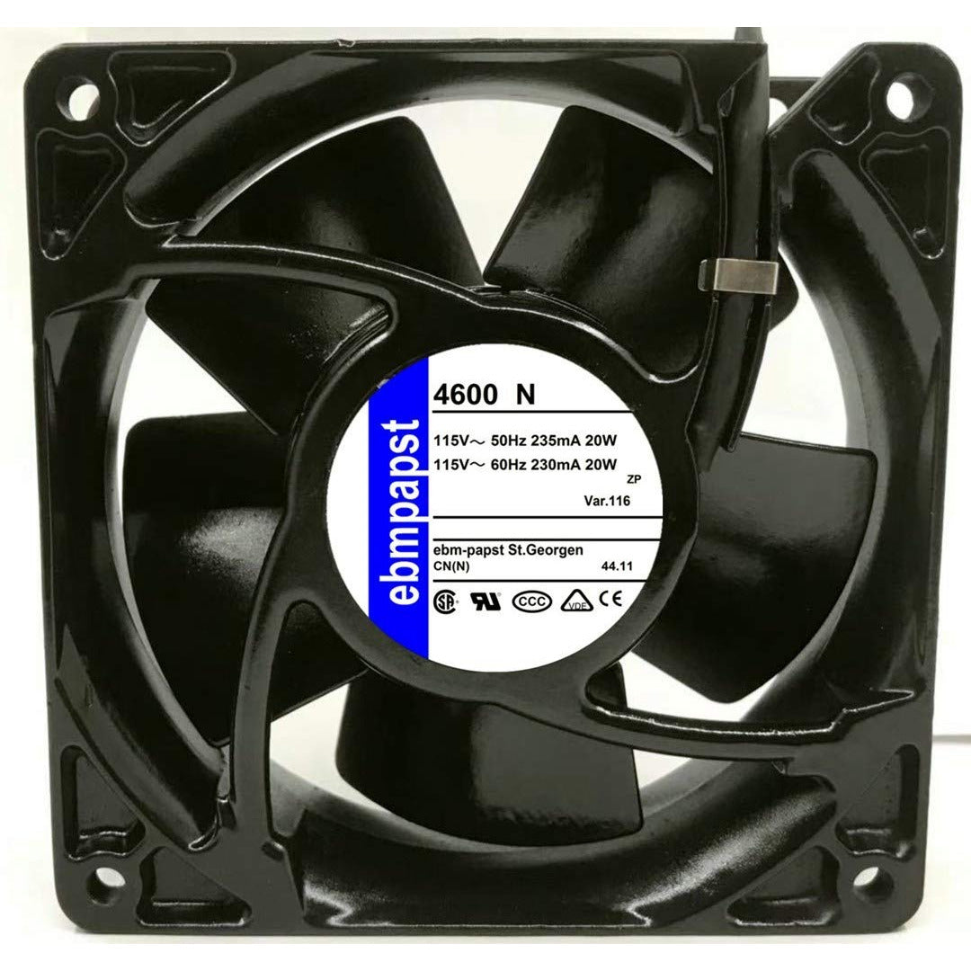 4600N-466 20W 230MA 115V-AC 106CFM Cooling Fan 119X119X38MM D534805