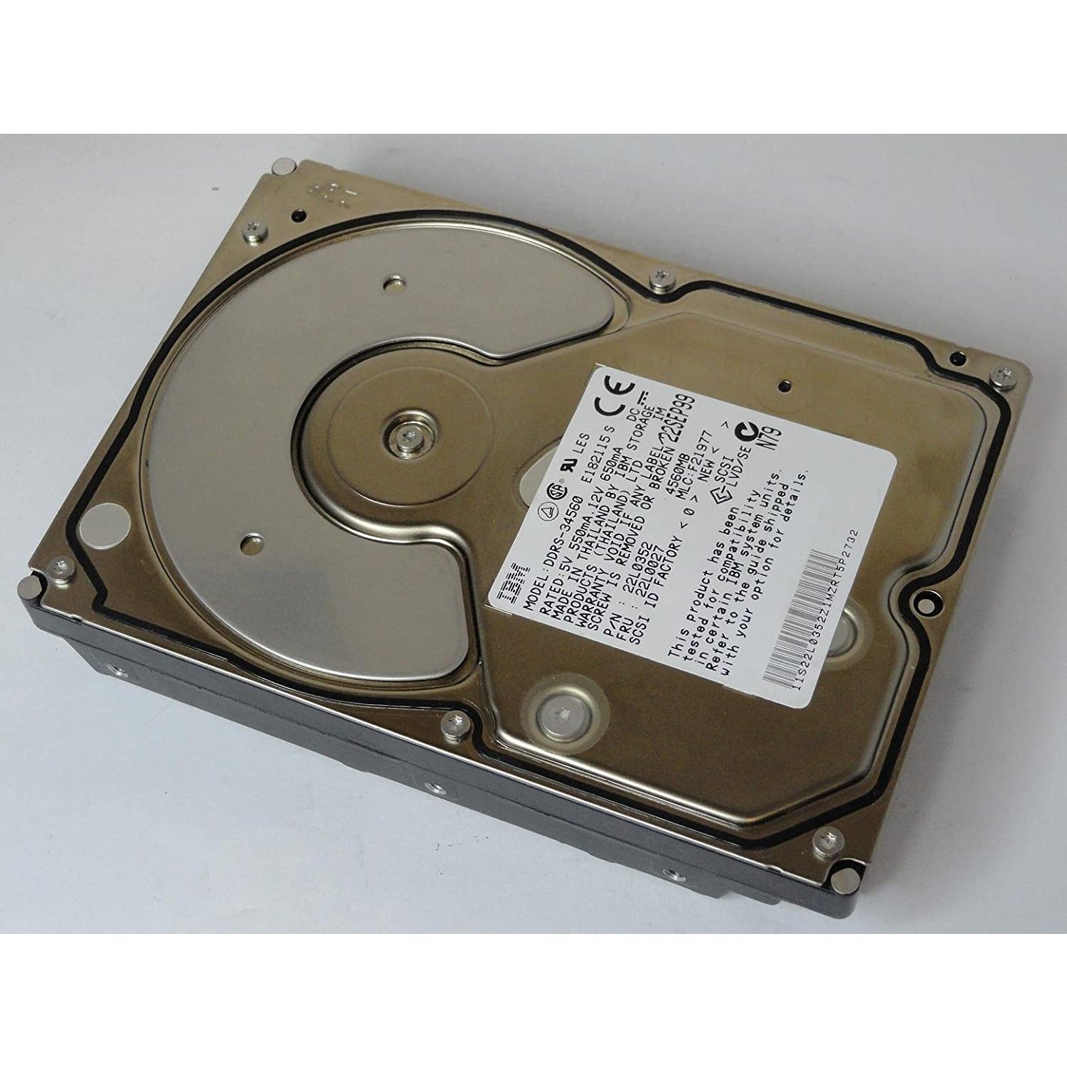 APPLE/ 03l5295,22l0001 DDRS-34560 68 PIN SCSI HARD DRIVE