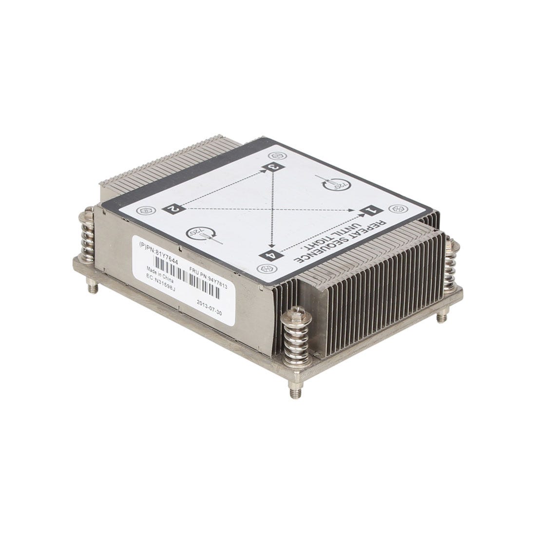94Y7813 HEATSINK for System X3530 M4 X3630 M4 dissipador