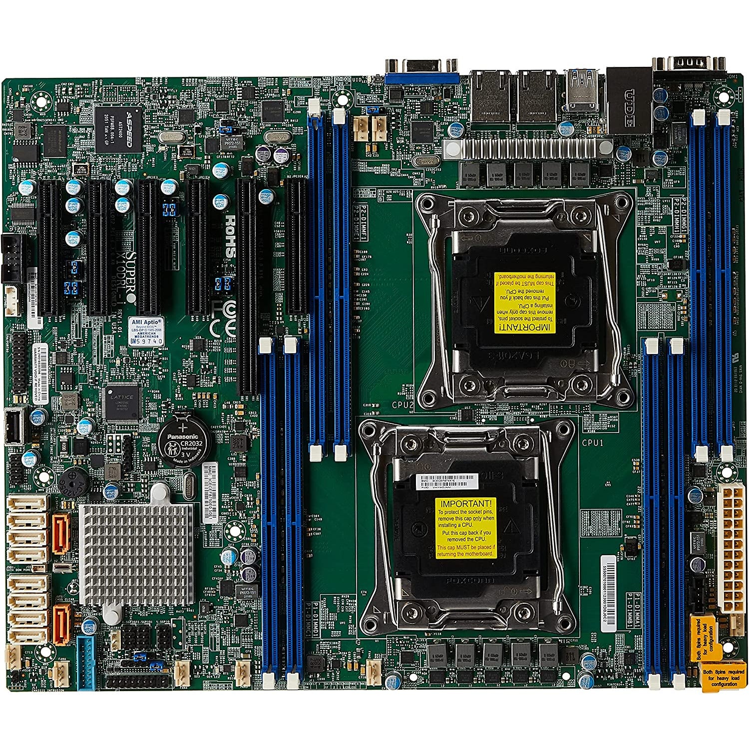 Placa base para servidor X10drl-i - Chipset C612 - Zócalo R3