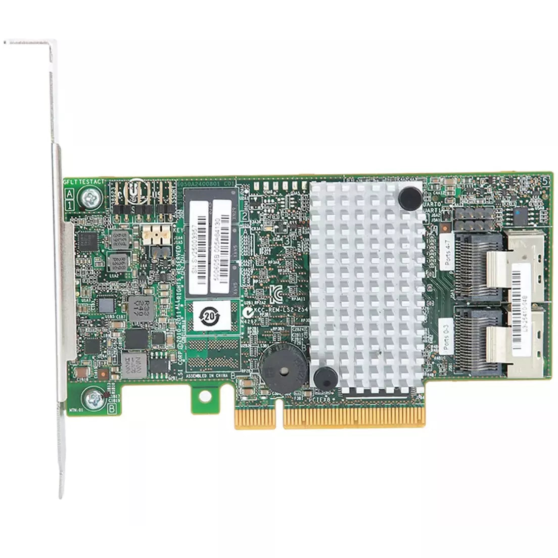 Controladora RAID LSI00202 Megaraid SAS 9260-8i + cables SFF-8087 a (4) SATA de 7 pines