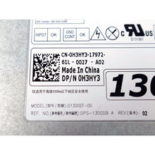 Carregar imagem no visualizador da galeria, Dell Precision T7600 T7610 T7910 1300W 2 Fan 100-240V Power Supply Unit PSU D1300EF-00 0H3HY3 CN-0H3HY3 6MKJ9 MF4N5 0T6R7 09JX5 DPS-1300DB-FoxTI
