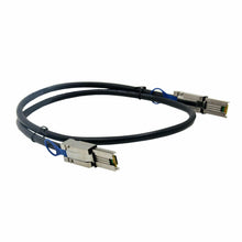 Carregar imagem no visualizador da galeria, External Multila Mini SAS SFF-8088 to SFF-8088 Cable Mini SAS 26P 3FT 1M 713243025142-FoxTI
