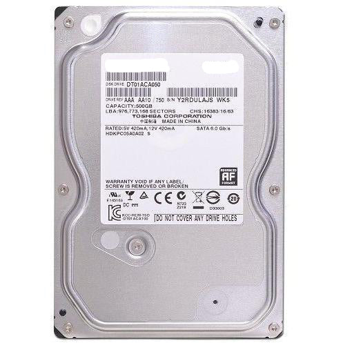 HD 500GB SATA 7.2k RPM 3.5