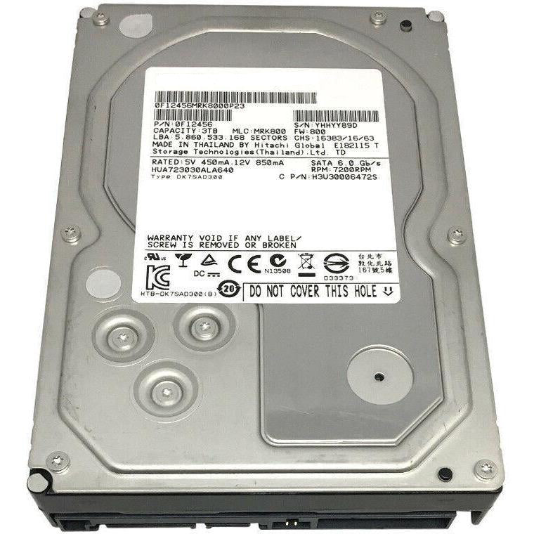 Hitachi Ultrastar HUA723030ALA640 3TB 7200 RPM 64MB SATA 6.0Gb/s 3.5