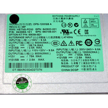 Carregar imagem no visualizador da galeria, HP 1200 Watt G5 G6 G7 G8 ProLiant DL380 DL385 DL785 ML350 Server Power Supply 719826776647-FoxTI

