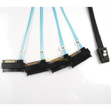 Carregar imagem no visualizador da galeria, Mini SAS 36P SFF-8087 to 4 SFF-8482 Connectors With SATA Power Cable 1M US SHIP 813501730341-FoxTI
