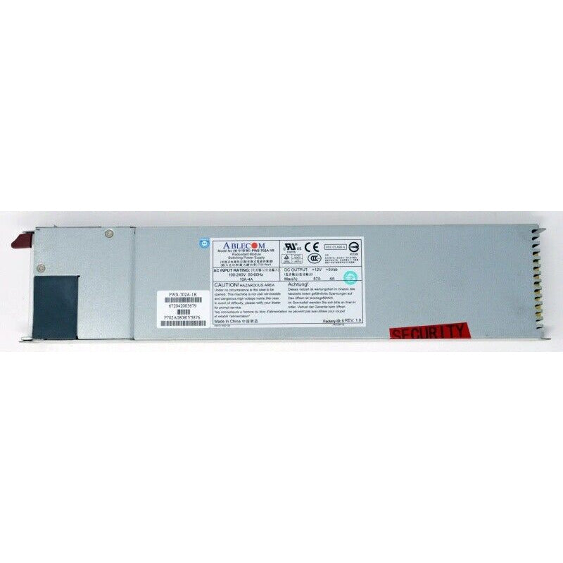 FUENTE DE ALIMENTACIÓN DE 700W 1U - PWS-702A-1R