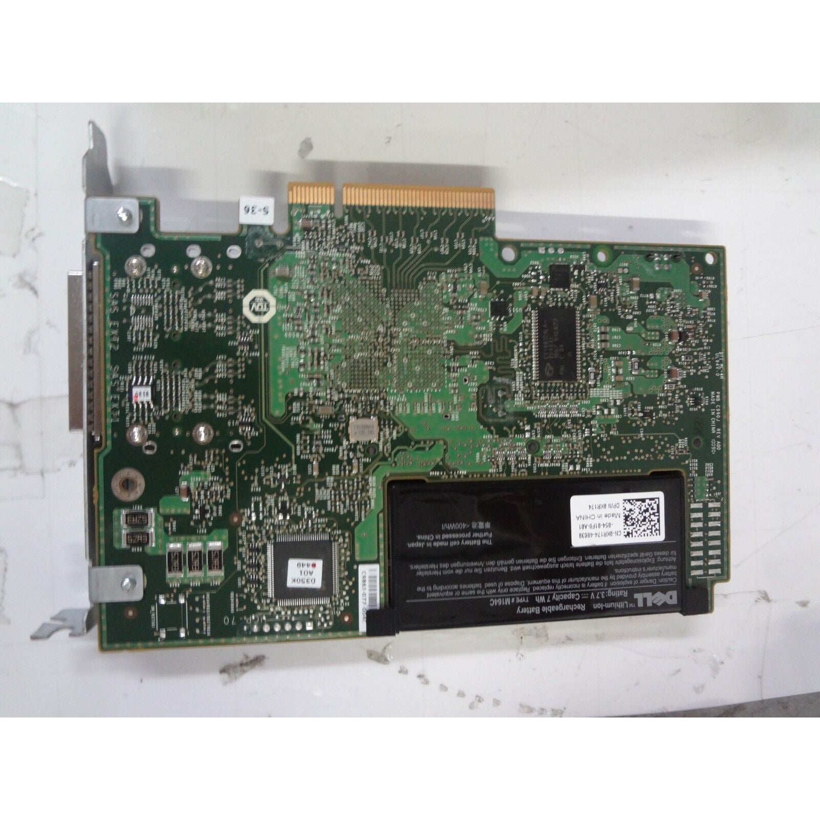 Controladora RAID externa SAS/SATA N743J PERC H800 de 512 MB y 6 Gbps con batería KR174