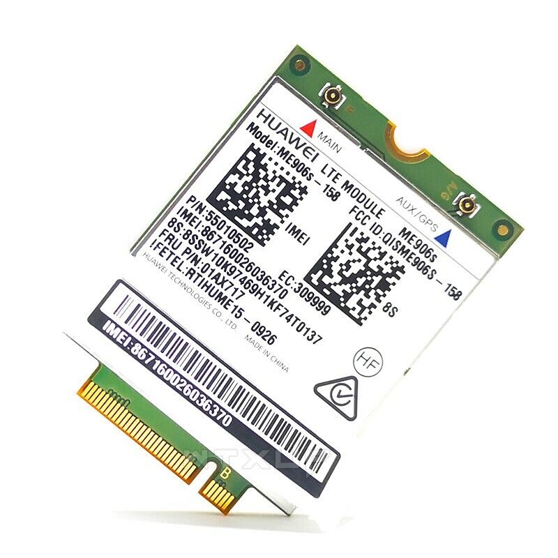 Thinkpad T460s T470s T560 Yoga 460 Tarjeta de módulo LTE WWAN ME906S 01AX717