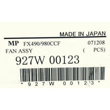 Carregar imagem no visualizador da galeria, Cooler Minebea-Matsushita Motor Corp. 2410ML-05W-B39 Axial Fan 24 VDC 0.08 Amps - MFerraz Tecnologia
