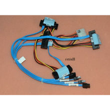 Carregar imagem no visualizador da galeria, Cabo Dell P459G PowerEdge R410 4-Drop Hard Drive SATA/SAS Data / Power Cable Loom - MFerraz Tecnologia
