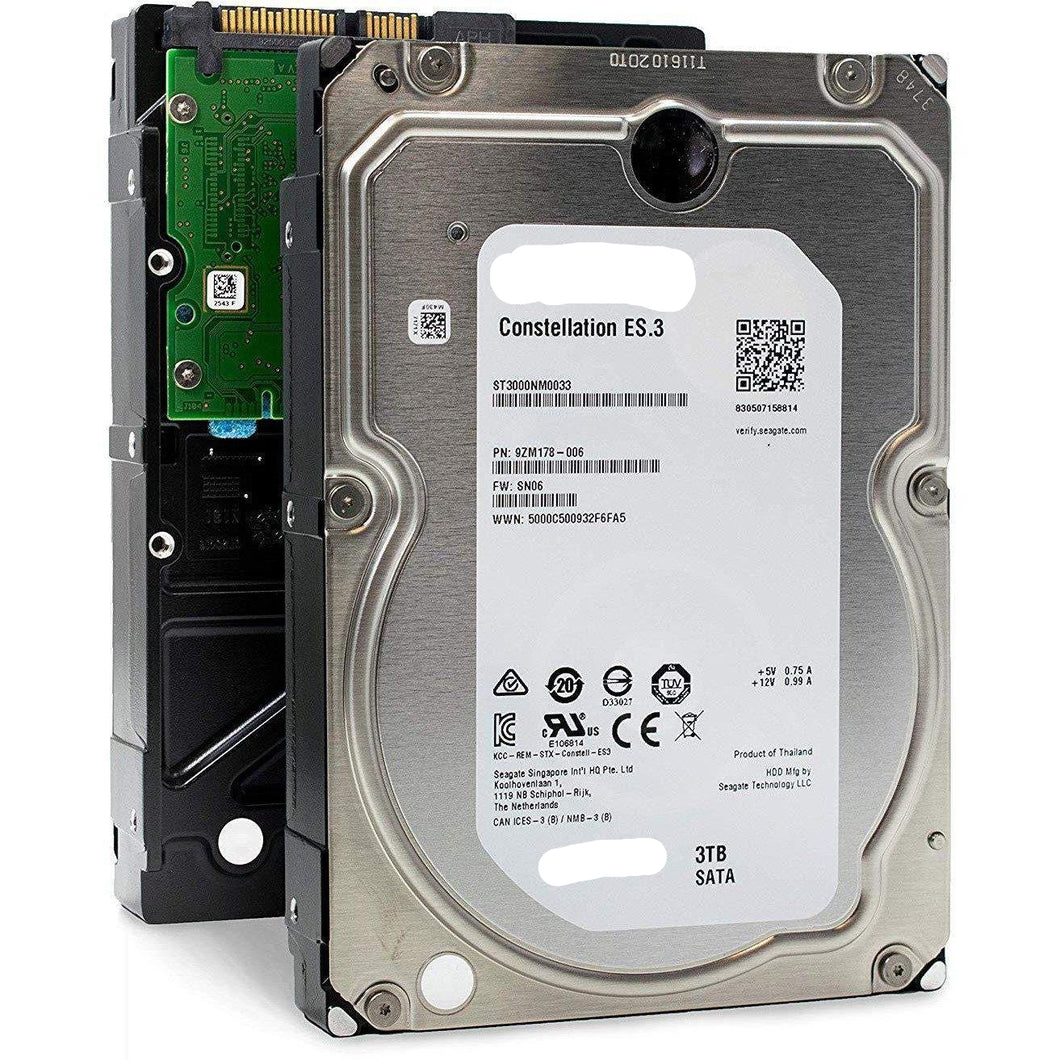 Seagate Constellation ES.3 | ST3000NM0033 | 3TB 7.2K RPM 128 MB Cache 3.5