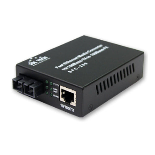 SOLTECH SFC200-SCM Fiber Optic Ethernet Converter Multi-mode 2km 1310nm SC Type-FoxTI