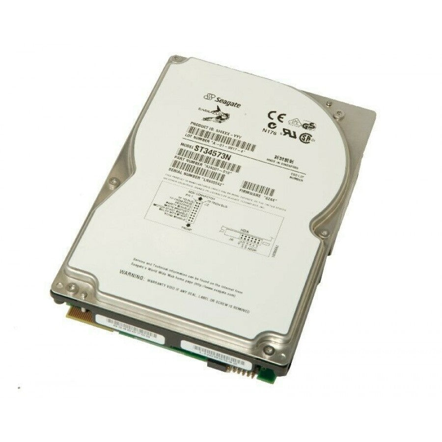Barrcuda 9LP (ST34573N) 4.5GB, 7200RPM, 50 Pines SCSI, 3.5", Firmware 6244 Disco